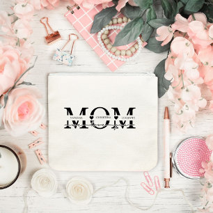 Pochette À Accessoires Noms d'enfants de maman moderne Fête des Mères