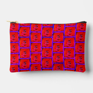 Pochette À Accessoires Notes d'Amour Rouge rose,