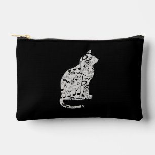 Pochette À Accessoires Notes musicales Amoureux des chats - Musicien mini