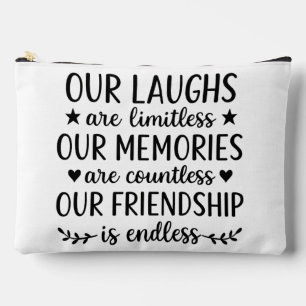 Pochette À Accessoires Notre Citation D'amitié Aux Éclats de Rire Illimit