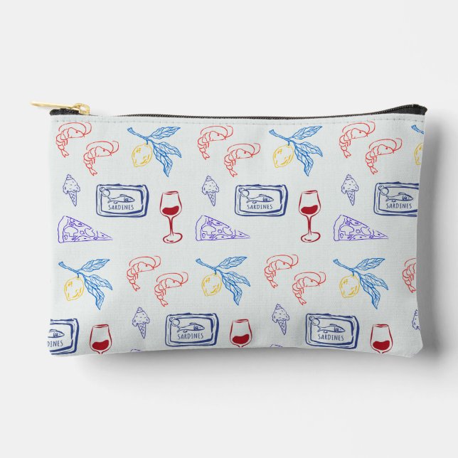 Pochette À Accessoires Nourriture côtière italienne (Recto)