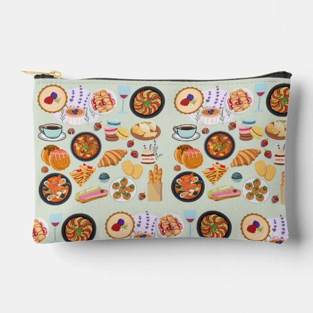 Pochette À Accessoires Nourriture française (Recto)