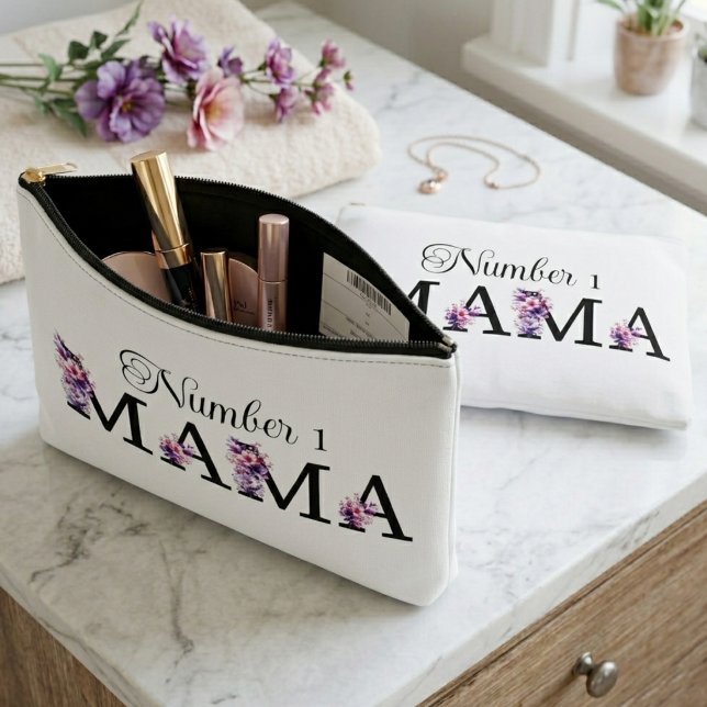 Pochette À Accessoires Numéro 1 Maman (Créateur téléchargé)