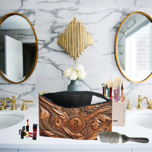 Pochette À Accessoires Occidental Outils en cuir Impression personnalisée