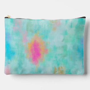 Pochette À Accessoires Ocean Joyride - Blue Turquoise Abstrait Art