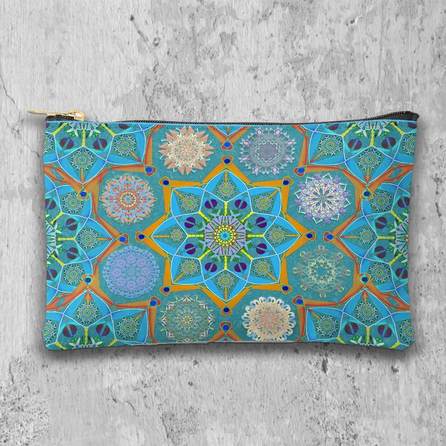 Pochette À Accessoires Octo plus brillant arabesque style mauresque turqu (Créateur téléchargé)