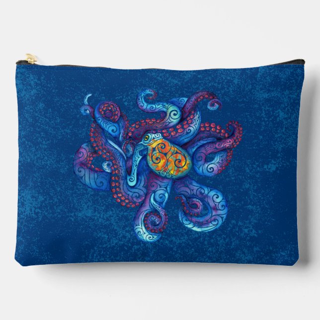 Pochette À Accessoires Octopus tourbillonnant (Recto)