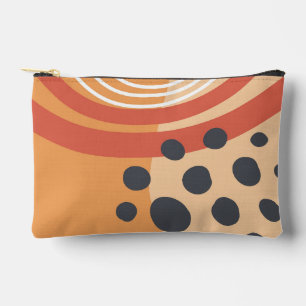 Pochette À Accessoires OEuvre colorée en arc-en-ciel de Boho