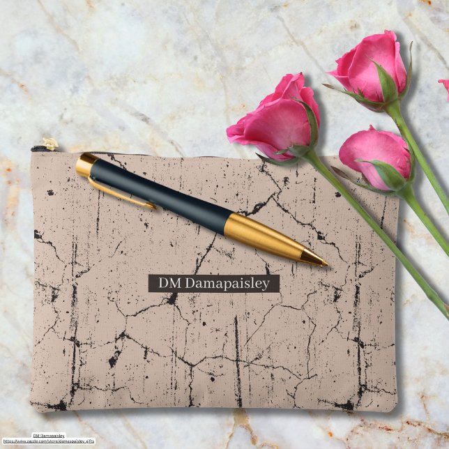 Pochette À Accessoires OEuvre en bois arrière - plan cool personnalisée (Créateur téléchargé)