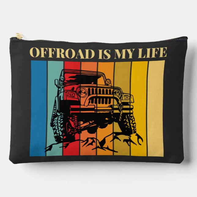 Pochette À Accessoires off road est ma vie (Recto)