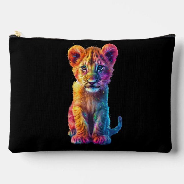 Pochette À Accessoires Oh Baby Big Cat Cub (Recto)