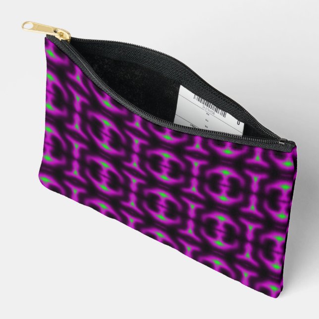 Pochette À Accessoires Oiseaux Binaires (Ouvrir)