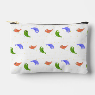 Pochette À Accessoires Oiseaux multicolores