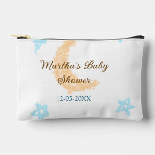 Pochette À Accessoires Orange lune bleu étoiles parties scintillant baby 