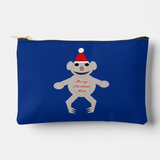 Pochette À Accessoires Ours Koala de Noël australien (Recto)