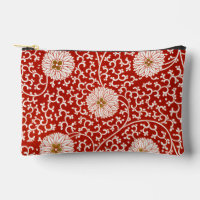 Owen Jones Ornement Chinois Fleurs Rouges et Blanc
