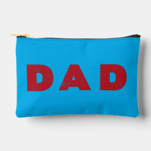 Pochette À Accessoires Papa [Texte Rouge en Distress]