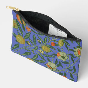 Pochette À Accessoires Papier peint coloré Grenade Bleue de William Morri