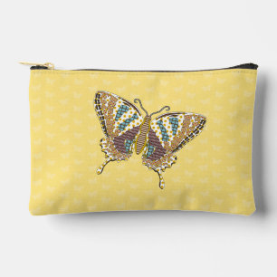 Pochette À Accessoires Papillon Aztec