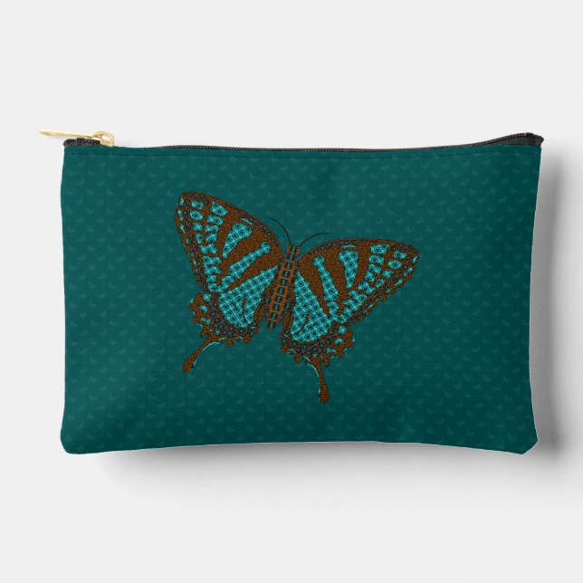 Pochette À Accessoires Papillon indigène Swallowtail (Recto)