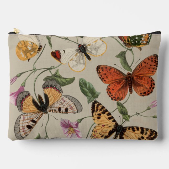 Pochette À Accessoires Papillon Moth Nature Collection Dessin (Recto)
