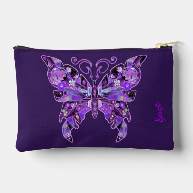 Pochette À Accessoires Papillon pourpre 31 (Verso)