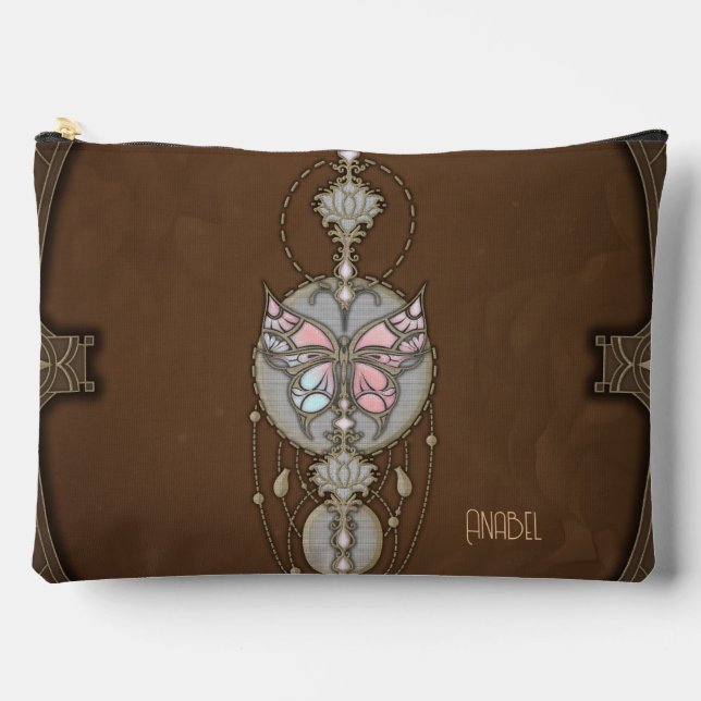 Pochette À Accessoires Papillon stylisé  (Recto)