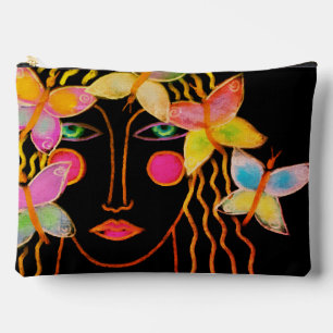 Pochette À Accessoires Papillons Art Abstrait original