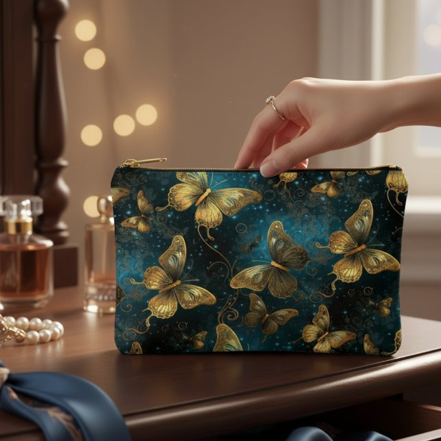 Pochette À Accessoires Papillons d'or petits (Créateur téléchargé)