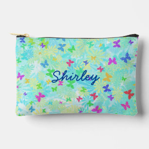 Pochette À Accessoires Papillons et marguerites colorés par Shirley Taylo