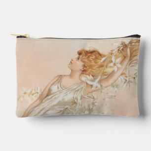 Pochette À Accessoires "Pâques Matin" - Impression vintage, L. Prang & Co