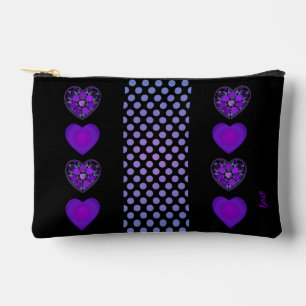 Pochette À Accessoires Parapluie violet & coeurs .7