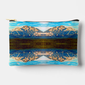 Pochette À Accessoires Parc national vintage USA Alaska Mt Mckinley