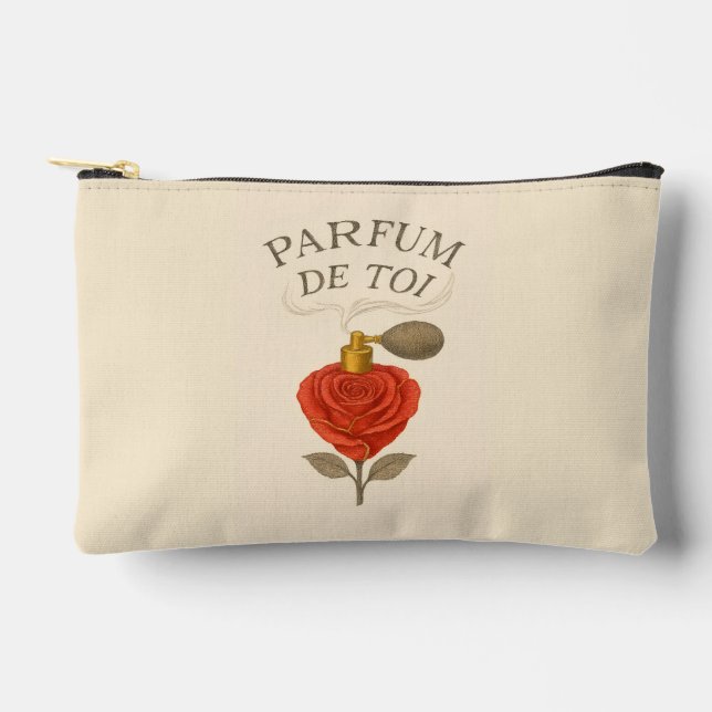 Pochette À Accessoires Parfum de Toi Rose (Recto)