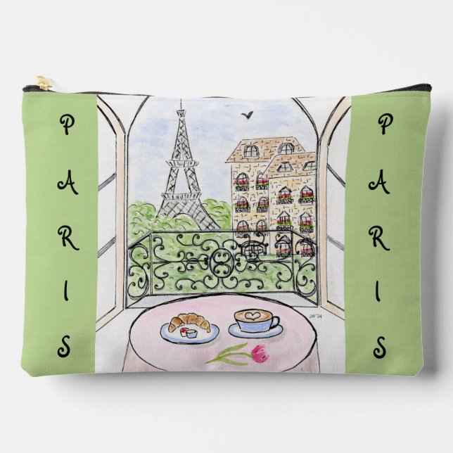 Pochette À Accessoires Paris et tour Eiffel fantaisistes  (Recto)