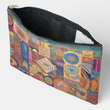 Patchwork Mandala Ziphed Pouch
