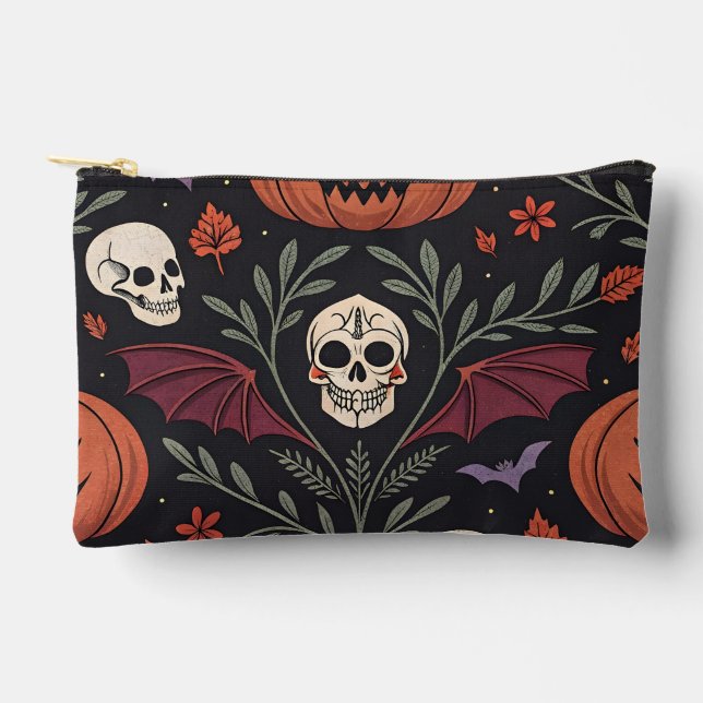 Pochette À Accessoires Pattern d'Halloween (Recto)