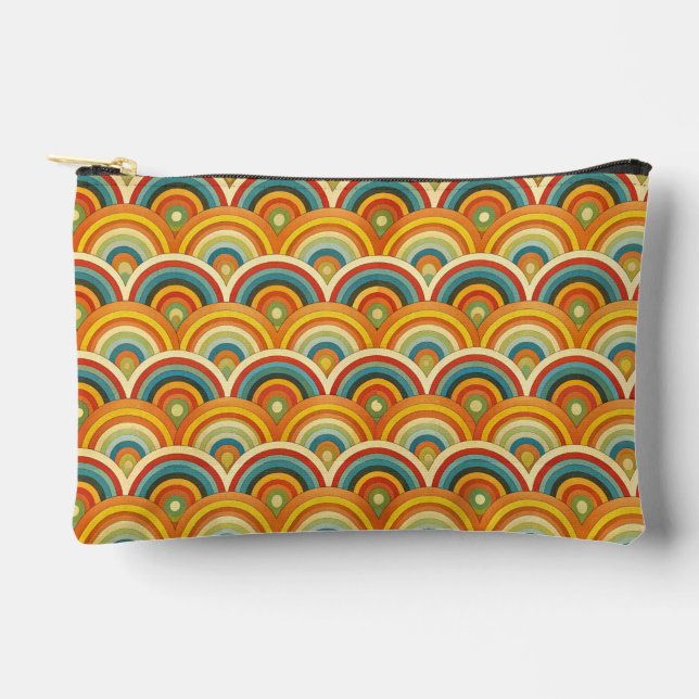 Pochette À Accessoires Pattern Rainbow  (Recto)