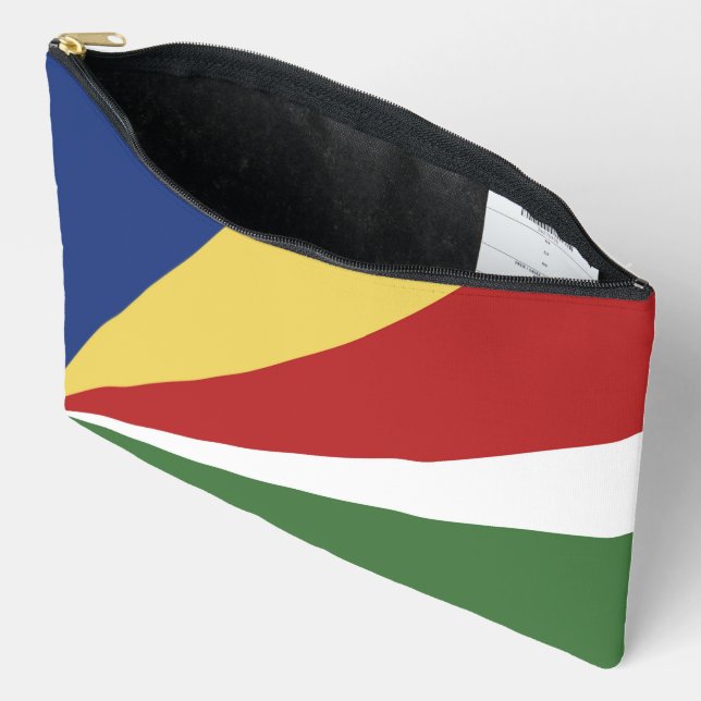 Pochette À Accessoires pavillon des Seychelles (Ouvrir)