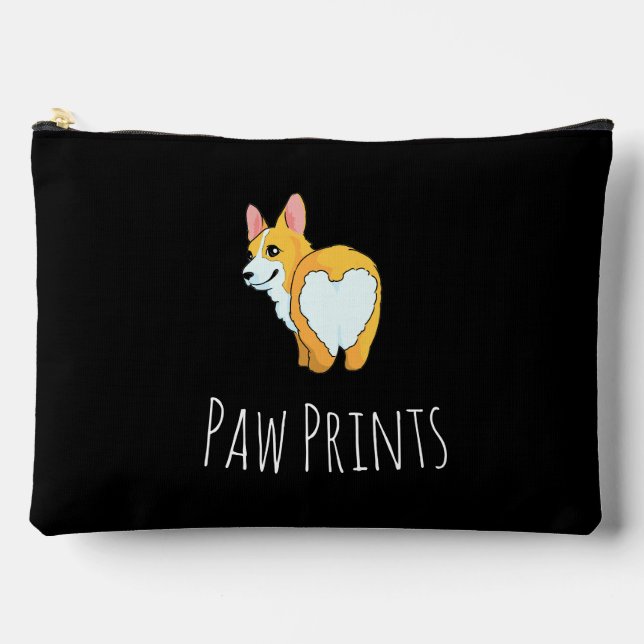 Pochette À Accessoires 'Paw Prints & Pretty Things' Charming Pet Lovers  (Recto)