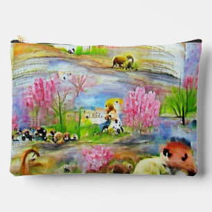 Pochette À Accessoires Paysage aquarelle