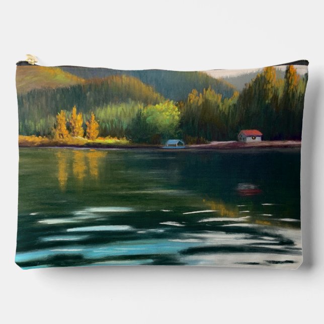 Pochette À Accessoires Paysage de coucher de soleil (Recto)