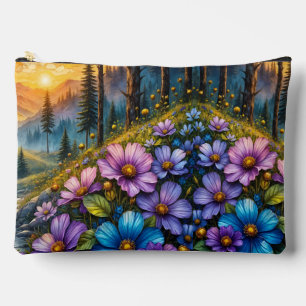 Pochette À Accessoires Paysage de lever de soleil dans la vallée de monta