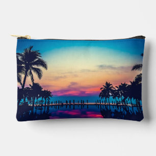 Pochette À Accessoires Paysage Naturel Piscine Palmiers-25925