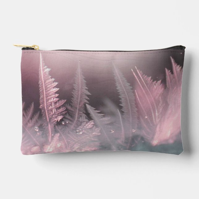Pochette À Accessoires Paysage rose surréaliste  (Recto)
