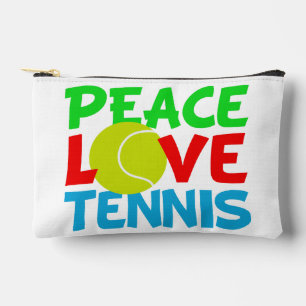 Pochette À Accessoires Peace Love Tennis Cute Sports