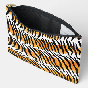 Pochette À Accessoires Peaux de tigre rayées modernes Imprimer les animau