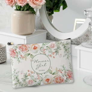 Pochette À Accessoires Pêcher Corail Fleur Jardin Fleur Fille