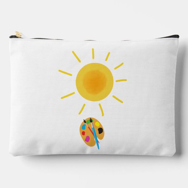 Pochette À Accessoires peindre le soleil (Recto)