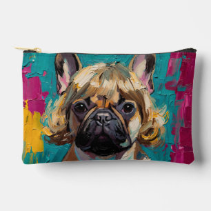 Pochette À Accessoires Peinture à l'huile de chien sérieux (#3)